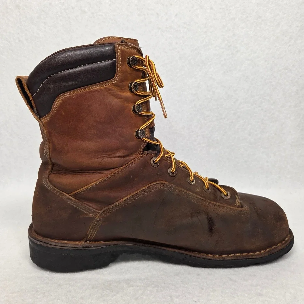 Danner Quarry USA Work Boots Mens 11.5 EE Brown Alloy Toe Gore-Tex Vibram 17317